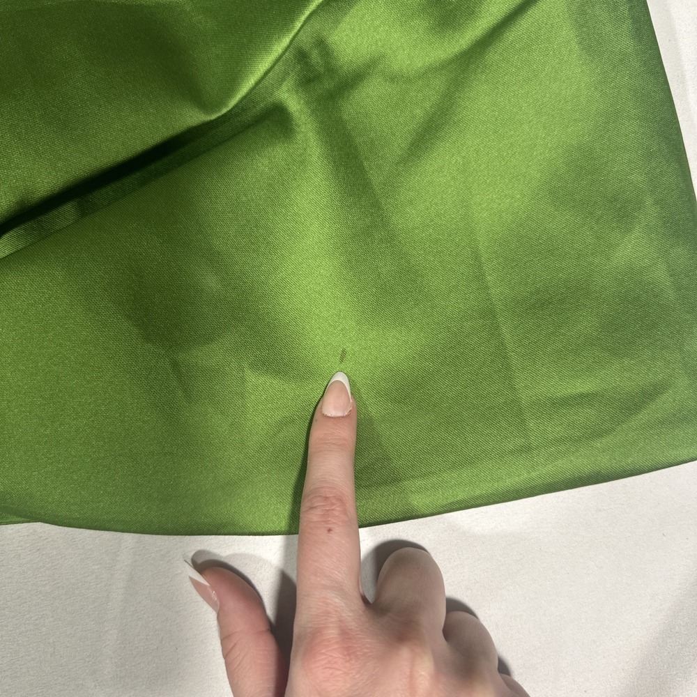 NWD $250 Sachin & Babi [‎ L/XL ] Hug Satin Shawl in Green Garnet #U1711 - Picture 8 of 14